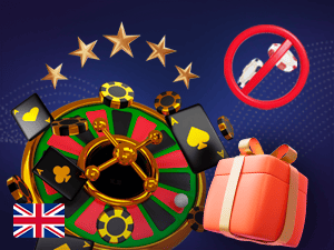 Banner of No Wagering Bonuses Available at the Best Multi-Award-Winning UK Casinos
