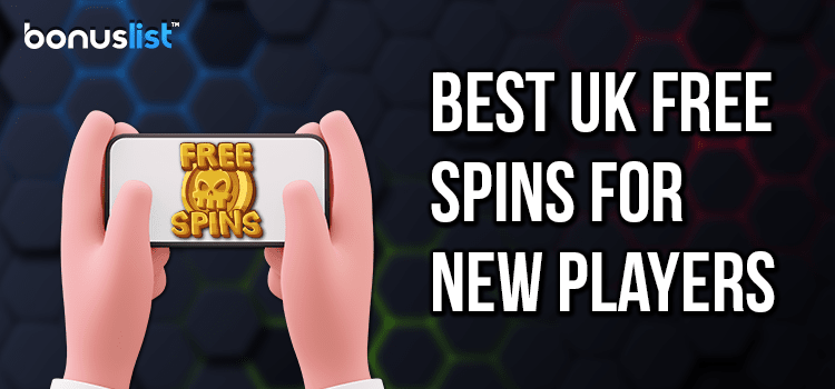 A New Player's Hands Holding a Mobile Phone and Claiming the Best UK Free Spins