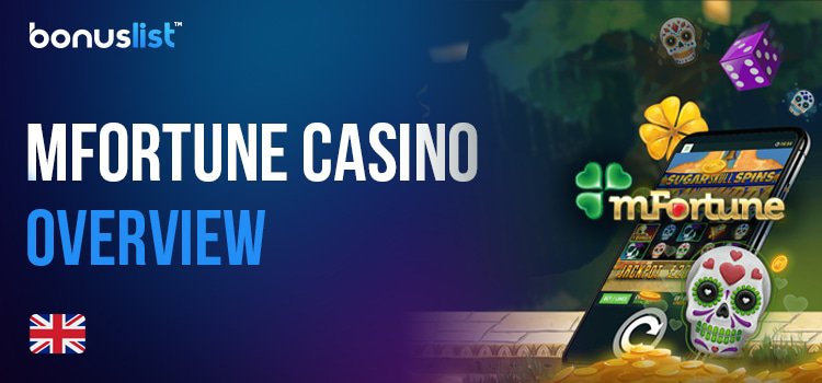 Different types of games on a graph for MFortune Casino overview