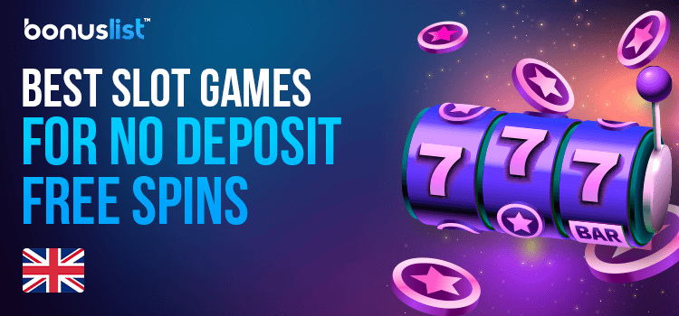 A colorful casino reel with some star chips for the best slot games for no deposit free spins